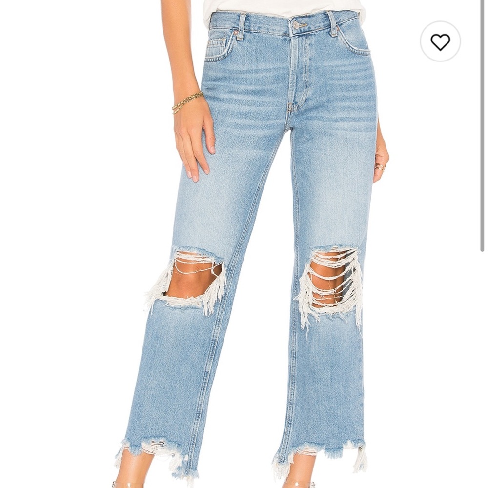 Straight Jean with Rips